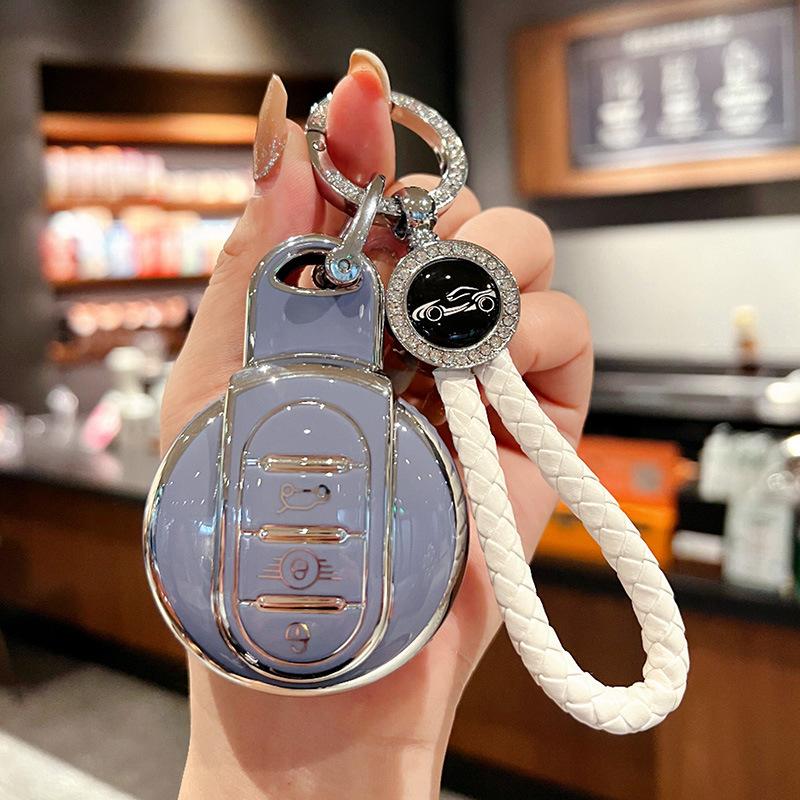 Applicable BMW mini key case countryman cooper key case f54f55f56F60 shell ring female