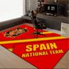 1PC rug Spain Coat Of Arms Carpet, Chair Rug,Area Rug for Office Bedroom living rooms bedroom, Doormat decor Christmas fan gifts