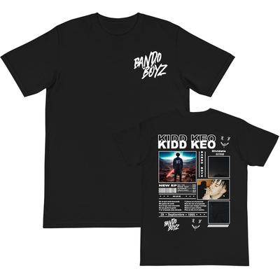 Herren T-Shirts Bando Boyz Free Tour 2025 T-Shirt Kidd Keo Grafikdruck T-Shirt Sommer Kurzarm Baumwoll T-Shirt Streetwear
