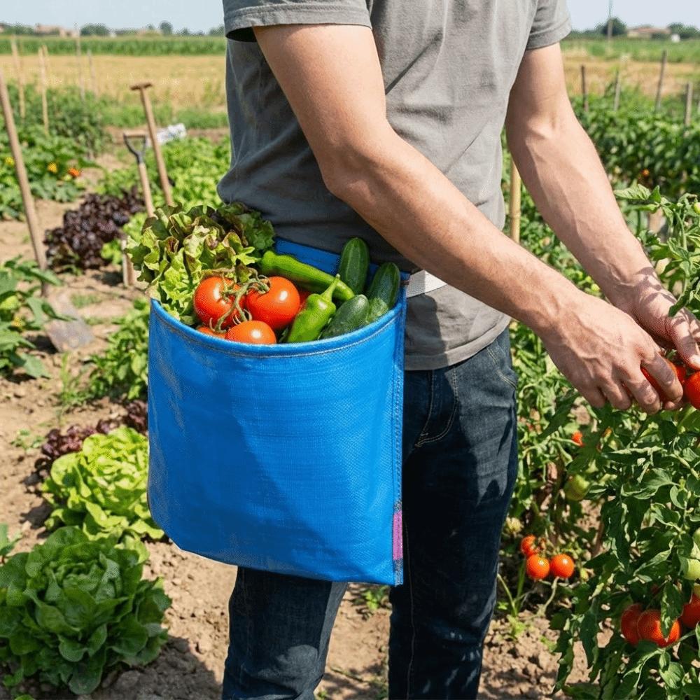 Large Capacity Garden Harvest Apron Wide Opening Vegetable Storage Bags Fruit Picking Bags  Orchard