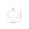12Pcs Xmas Ball Hanging Ornaments Classic Christmas Tree Decorative Balls Plastic Pendant Xmas Party Decorations
