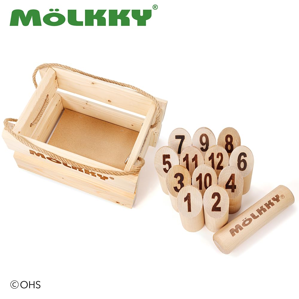 Japanese NEW Model TACTIC OHS Outdoor Mölkky (Official Product, MOLKKY) (Authentic, Official, Supply, Play, Tournament, Sports, Popular)