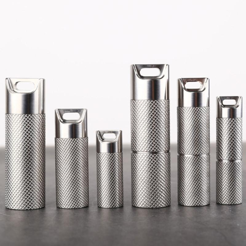 Outdoor Waterproofed Tube Camping Backpacking Container Lighter Holder for Kayaking Backpacking Gear