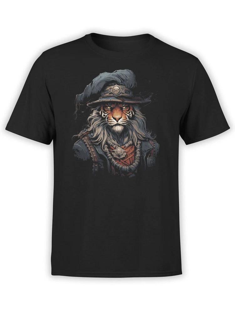 Pirates Tshirt Collection Pirate Tiger Tshirt Unisex S