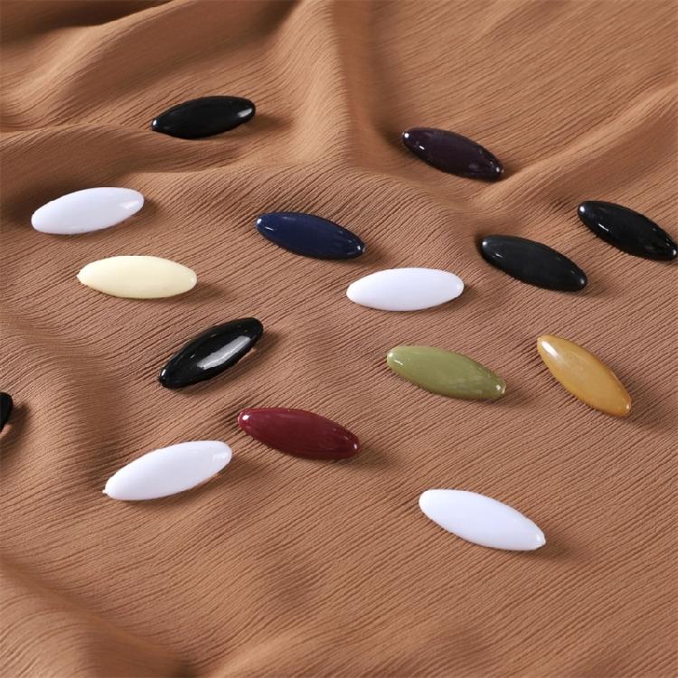 Hijab Pin 48 Pieces Diamonds Shape Muslim Women Hijab Sari Pins Black Safety Pin