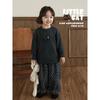 Yoyou Girls' Winter Fluffy Cat Knit Sweater