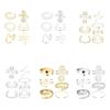 Upper Arm Cuff Bracelet with Open Ends, Slightly Adjustable Plated Metal Jewelry with Polished Accent for Decorative Wear