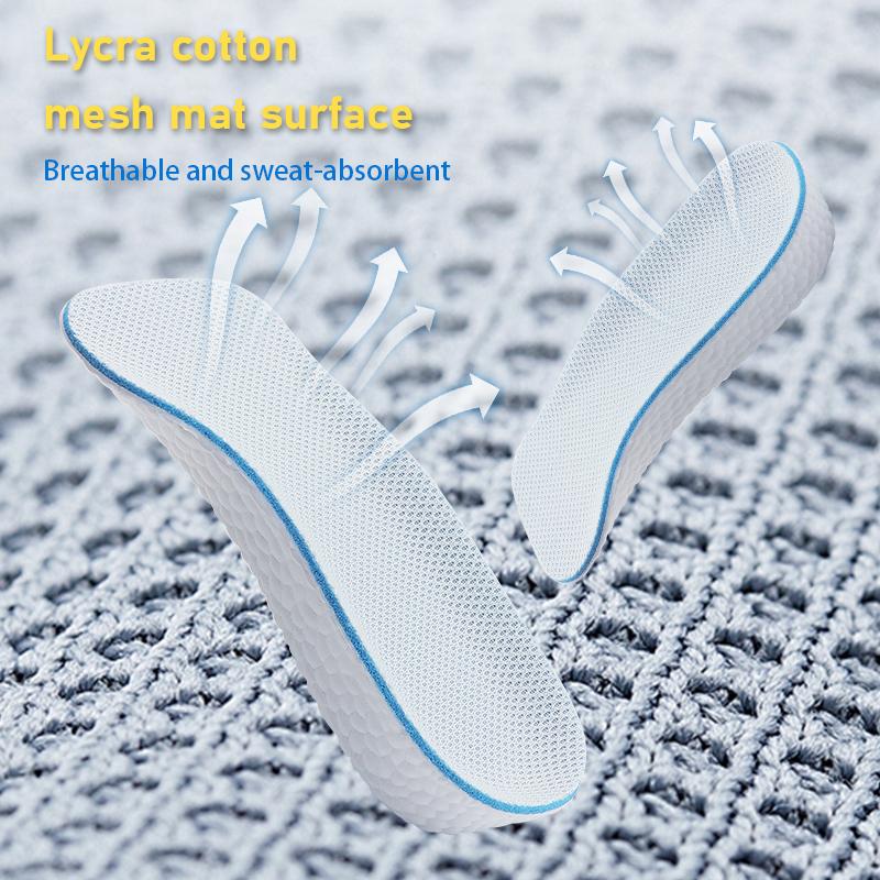 Increase Height Insoles Light Weight Soft Elastic Arch Support Breathable Eva for Men Women Shoes Pads Heighten Lift Inserts