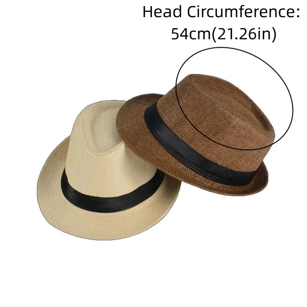 Large Fashion Fisherman Hat Uv Protection Hiking Cotton Linen Straw Hat Bucket Hat Sun Hat Panama Cap