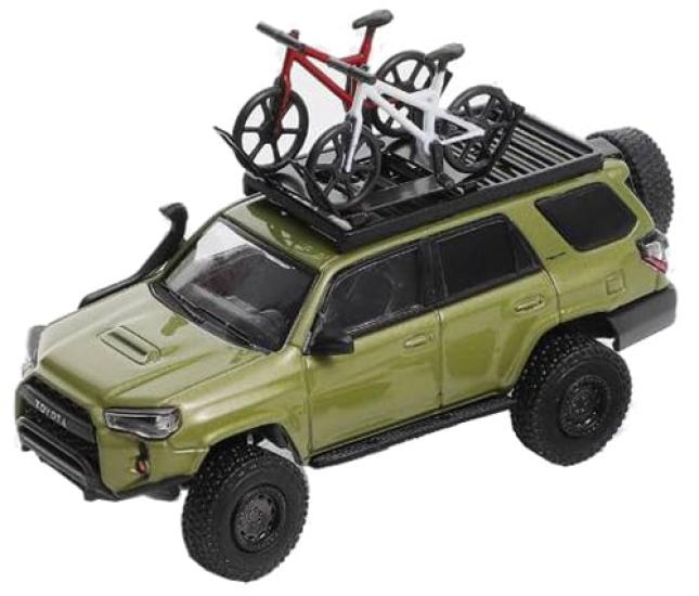 

Gaincorp Products GCD Scale Toyota 4Runner TRD PRO Overland with Accessories Finished Model 1/64 (LHD) - - Green, KS080-532