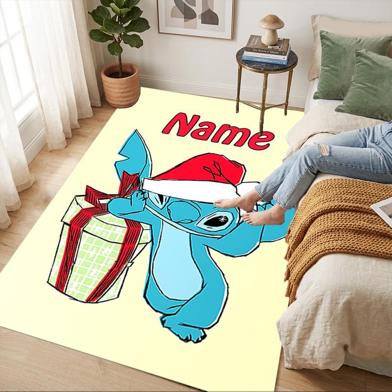 Personalized Name Island Adventure Living Room Non-Slip Area Rug Soft Carpet for Bedroom Playroom Sofa Office Home Decor Doormat