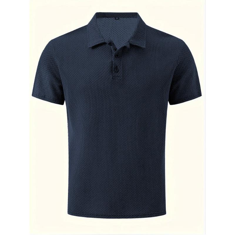 Summer Men's Polo Shirt Is Comfortable, Soft, Breathable, Skin-friendly and Casual