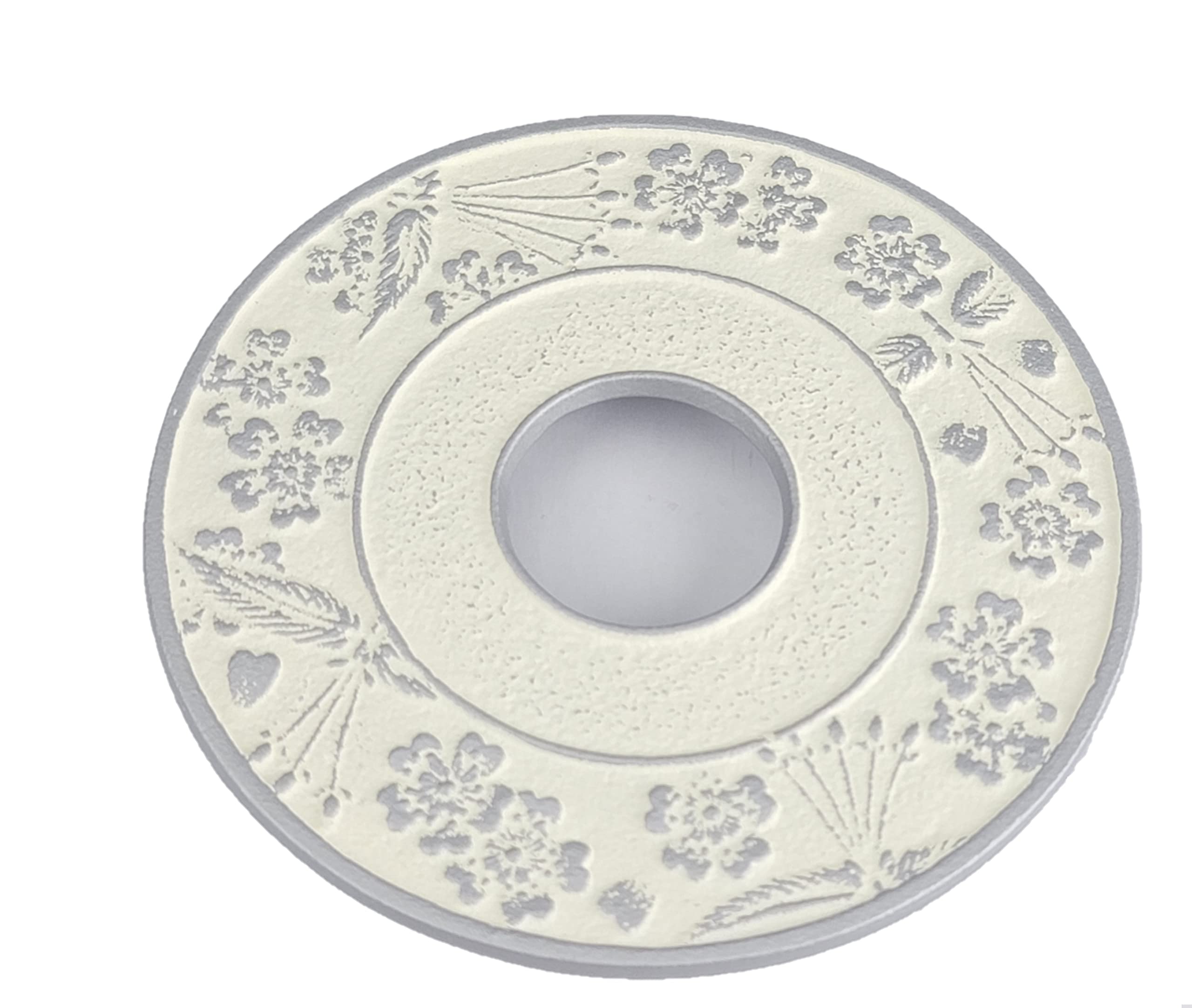 

Iwachu Большой Камасики Сакура (Пот-держатель), Серебристый/Льняной, 13,5 см, Чугунное литье Нанбу, 17604