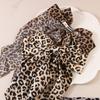 1/3PCS Printed Leopard Print Bow Hair Clip, High-end and Niche Retro Spring Clip, Women's Hair Accessory