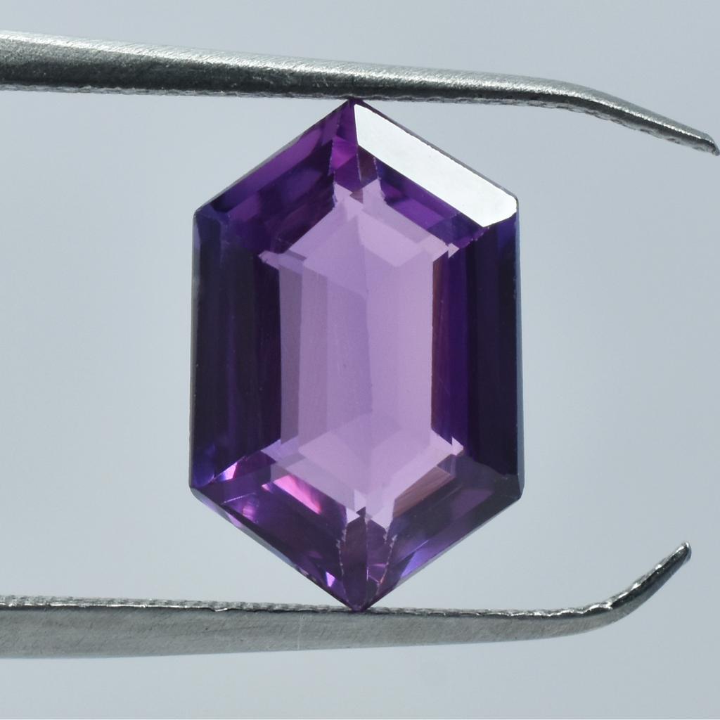 Natural Purple Tanzanite Loose Gemstone 4.90 Ct Fancy Cut for Jewelry Making and Gem Collections