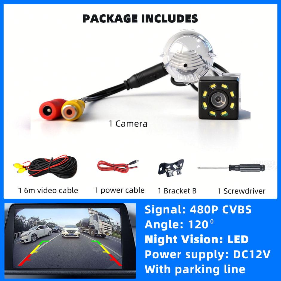 

Rear View Backup Camera Reverse License Plate Light Parking Safety Fits Suzuki Alto SX4 Swift Grand Vitara Jimny Splash APV.