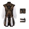 Tudor Elizabeth Cosplay Costume Outfits Vest with Pants Full Set Tudo