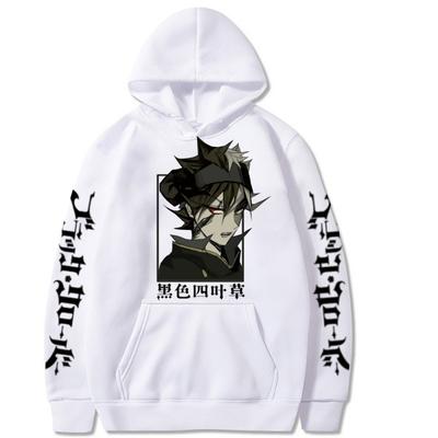 Harajuku Anime Black Clover Asta Unisex Manga Tištěné Mikiny Zima Pánská Mikina Zima Teplá Dlouhý Rukáv Street Ležérní Mikina