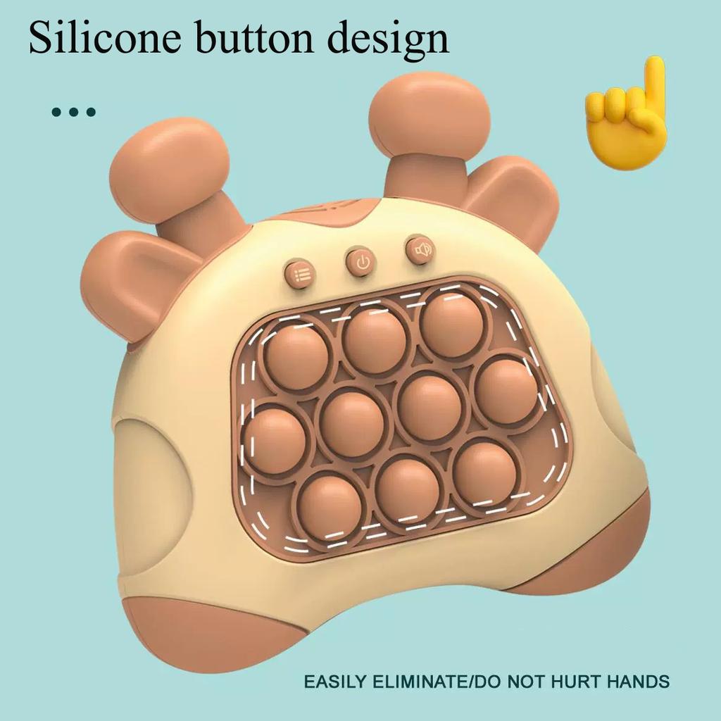 Quick Push Game Console Children/Adults Stress Relieving Toy Fingertip Pressingcompetition Game Party Game Console Birthday Gift