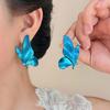 Schmetterlingsohrringe Bunt Blau Elegant Flügel Stecker Trendig Vintage Anhänger Schmuck Party Mode Damen Ohrschmuck Geschenke