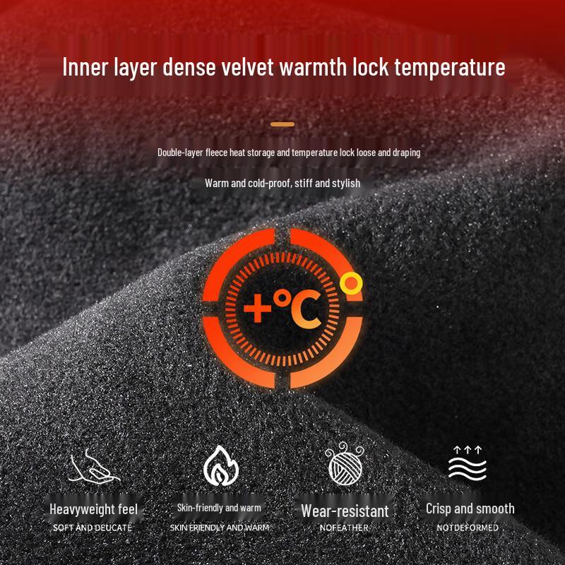 JEANSWEST Men's Corduroy Fleece-Lined Straight Leg Casual Pants