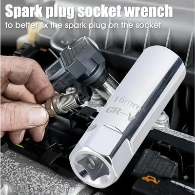 14mm 16mm Zündkerzennuss Steckschlüsseladapter 12-Punkt 3/8 Zoll Antrieb Magnetische Zündkerzennuss Nusseinsatz Adapter Autoreparaturwerkzeuge