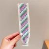 Knitting Colorful Flower Print Velcro Headband For Women Girls Sweet Hair Ornament Headwear Hair Band Hair Accessories