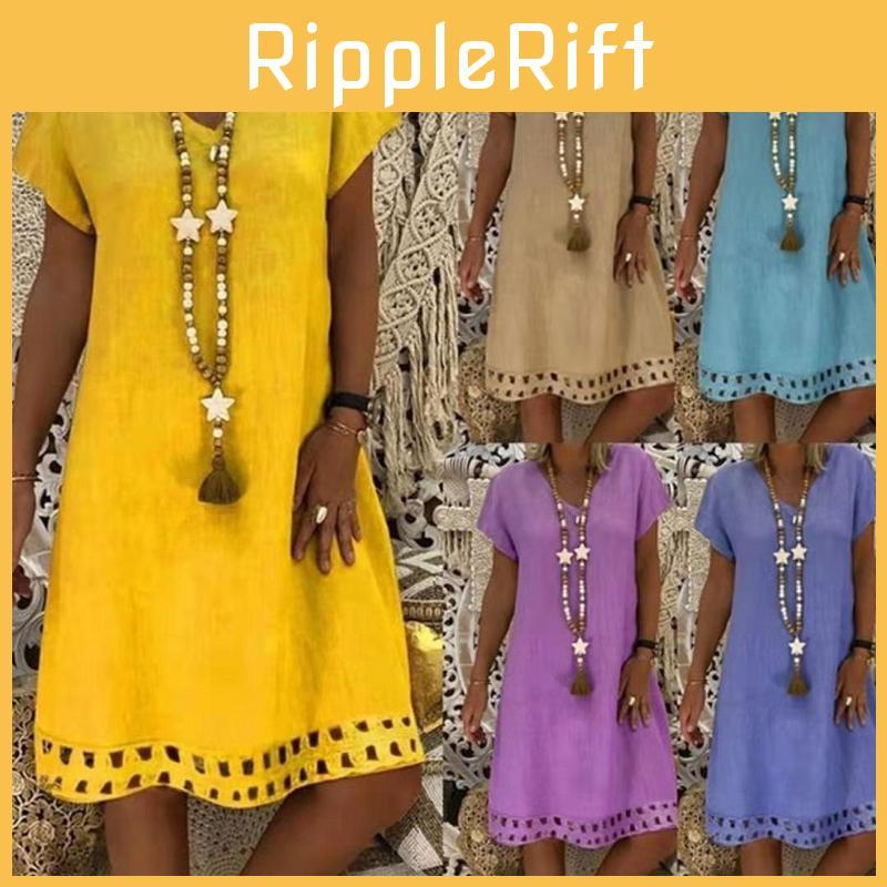 Trendy Women Lady Tank Top Mini Dress Floral Design For Summer Casual Parties