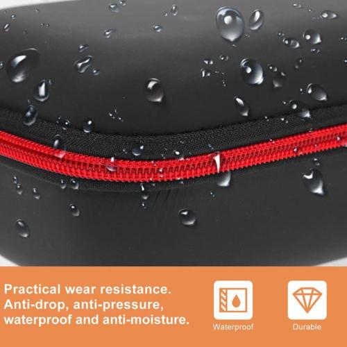 iplusmile Mikrofonetui, Mikrofontasche, Mikrofon-Aufbewahrungstasche, PU, ??Wasserdicht, Vibrationsfest, Schwarz