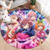 Esencjonalne Pięć Córek Okrągły Dywanik Dywan do Salonu Sypialni Sofy Pokoju Zabaw Dekoracja Antypoślizgowa Mata Podłogowa