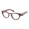 Brand Logo Oval Optical Frame Women's Tortoiseshell