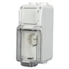 German Waterproof Outlet IP66 Weatherproof In Use Socket Toggle Switch for Garden 250V 16A