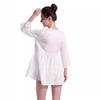 European and American new V-neck print dress seven-quarter sleeve sexy dress sexy vacation dress