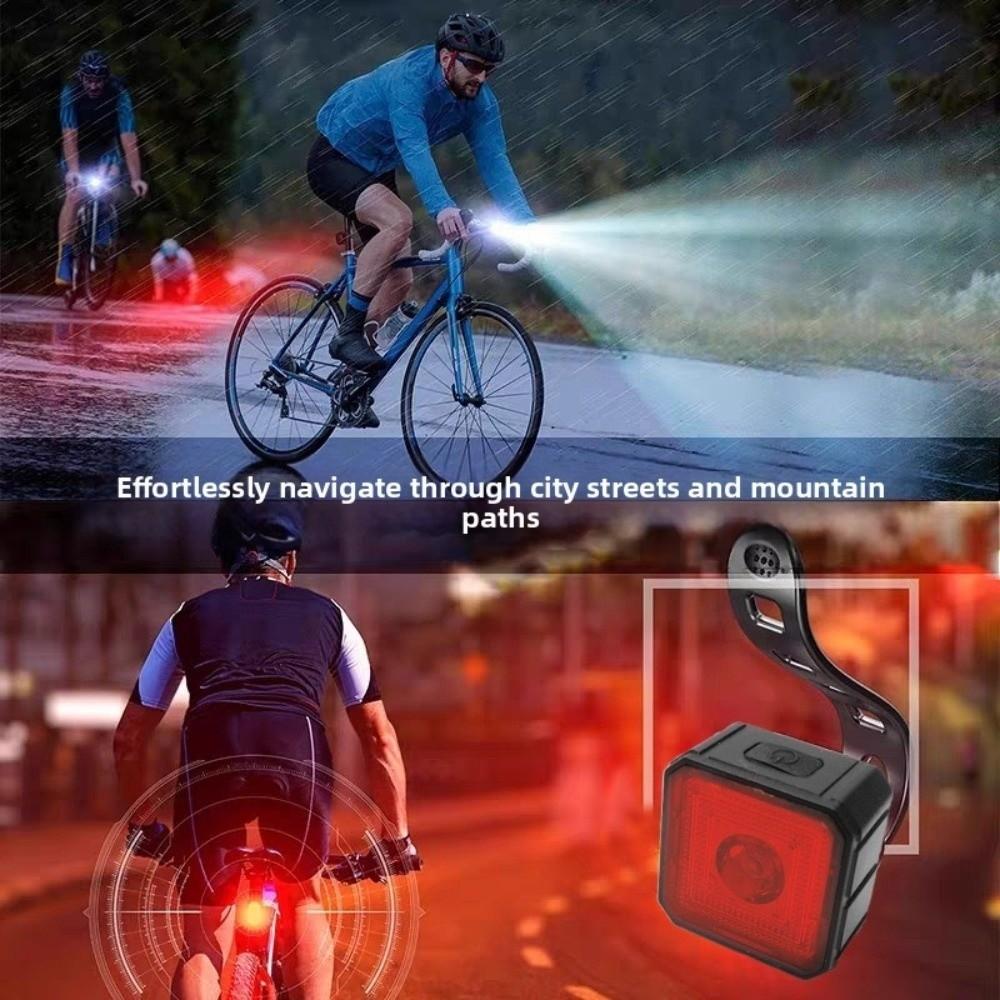 Quick Charging Bicycle Brake Tail Light High Brightness Cycling Accessories Night Cycling