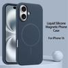 Luxury Liquid Silicone For Magsafe Case For 16 15 14 13 12 Pro Max Plus Magnetic Wireless Charging Soft Cover