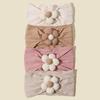 Baby Soft Nylon Headband with Five-Petal Flower - European & American Style