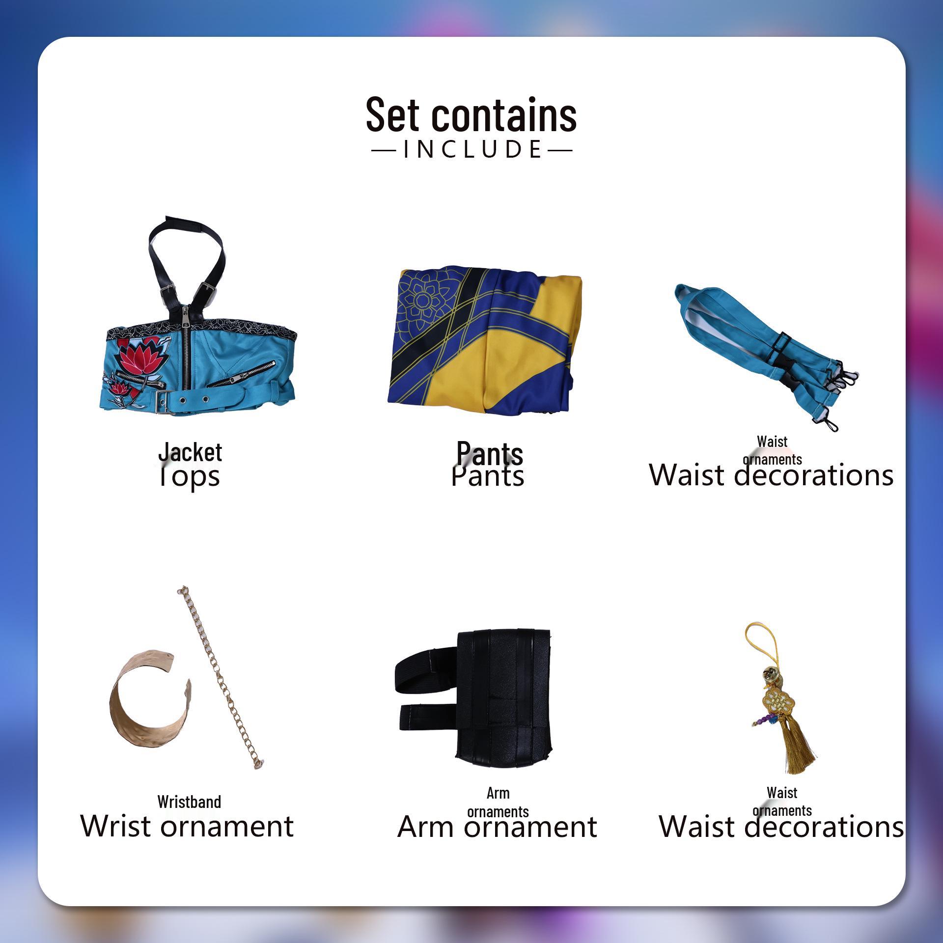 

Костюм для косплею дівочої групи Мисливців на демонів - Міла, Кос, Зої, Люмі Повний комплект 130 cm