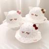 Polka Dot Cat Bow Baby Sun Hat - Adorable Spring/Summer Protection for Little Princess