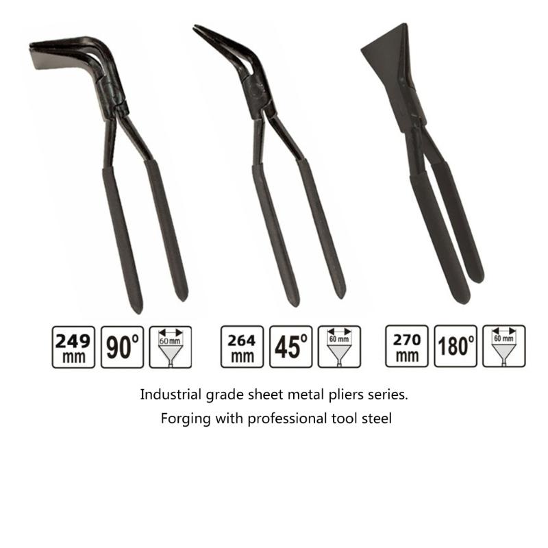 Sheet Metal Bending Pliers Multifunctional Elbow Straight Handle Hand Seamer Crimping Folding Tool