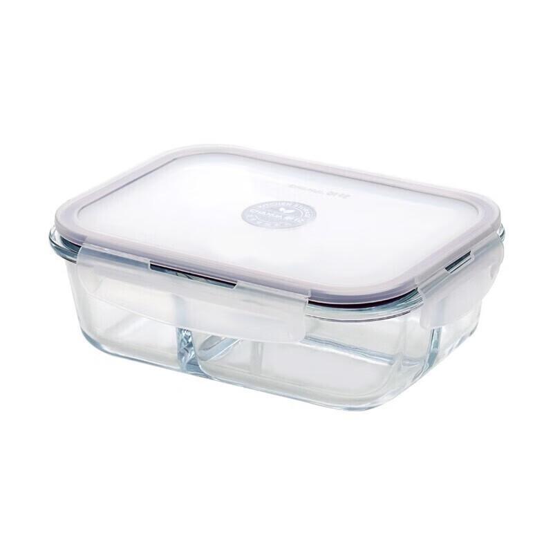 CHAHUA 1000ml Glass Microwave Lunch Box