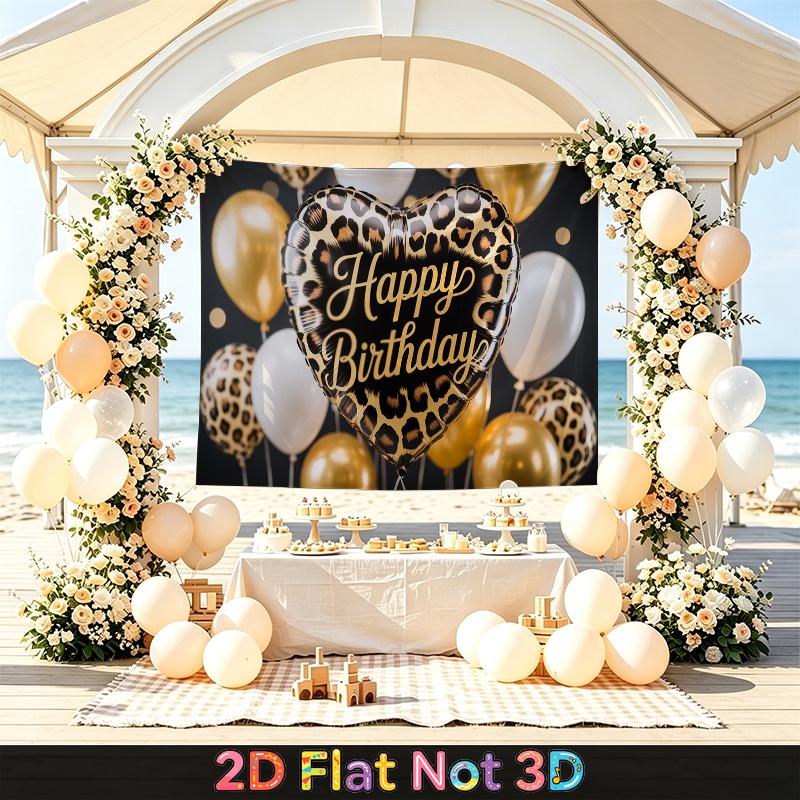 Party Backdrop Birthday White Photo Booth Background Front Door Decor