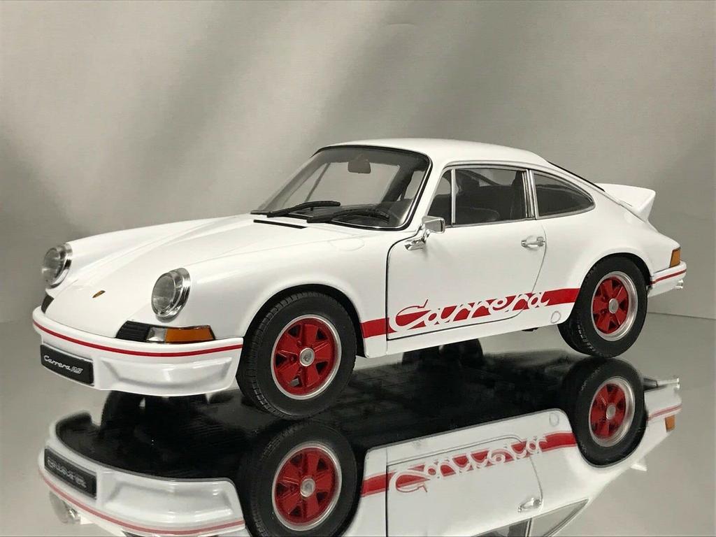 Willy scale Porsche 911 Carrera RS 1973 1/18 2.7 (White/Red)