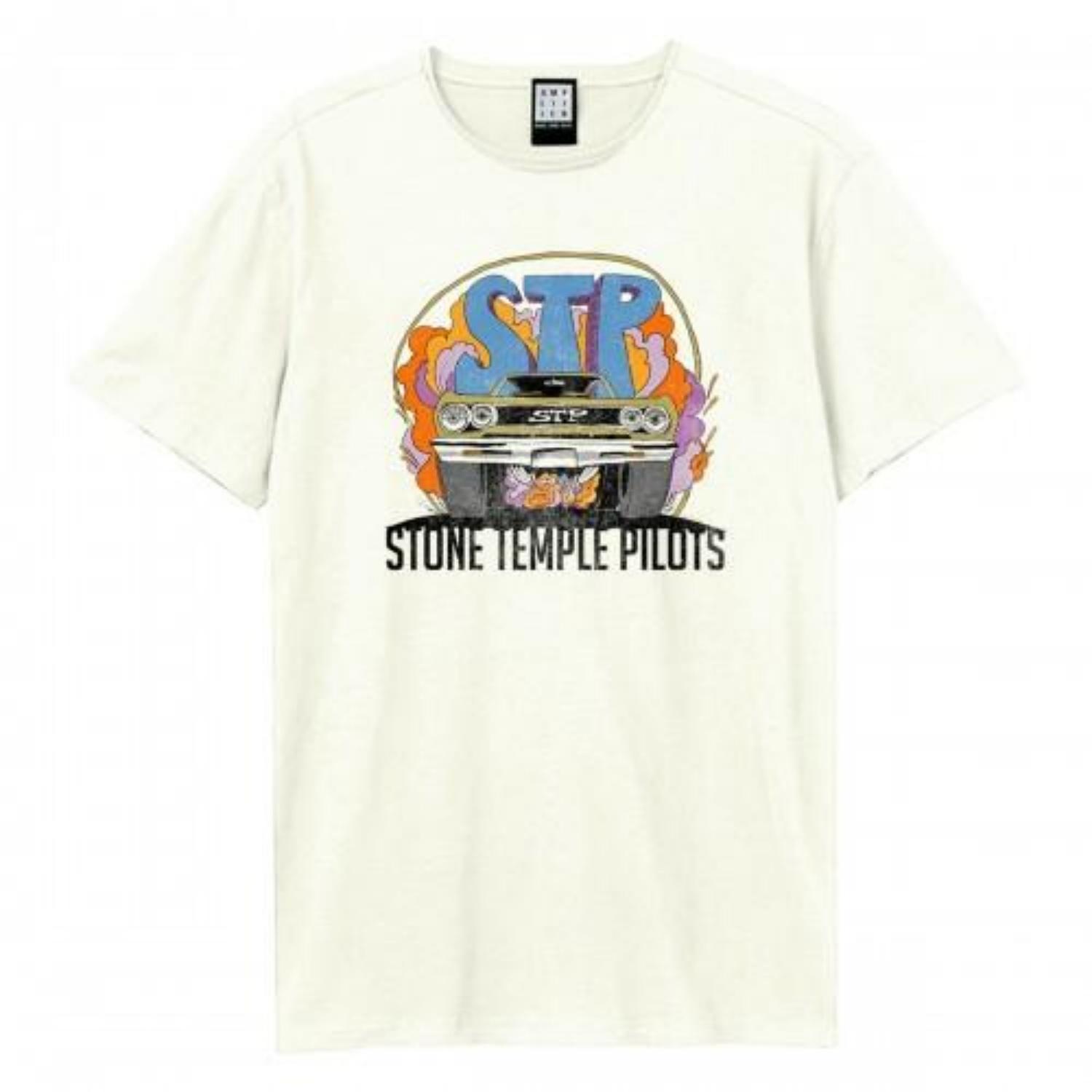 Amplified Unisex Adult Vintage Muscle Car Stone Temple Pilots T-Shirt S