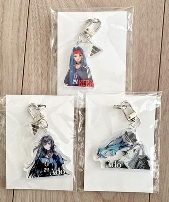 Ado adidas Japan National Soccer Team Uniform w KIRA Acrylic Keyring Set 3