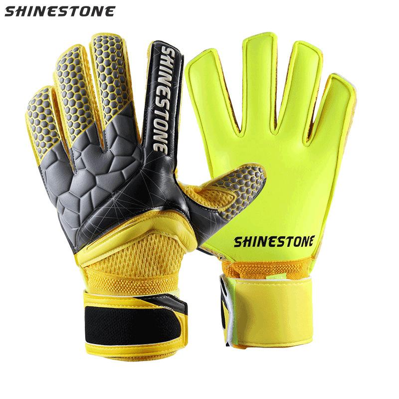 Горячая Распродажа Футбольные Перчатки Утолщенные Латексные Вратарские Перчатки Защита Пальцев Взрослые Дети Футбольные Соревнования Тренировочные Перчатки Children Size5