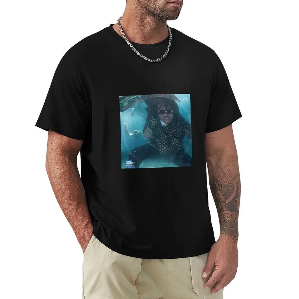 Gunna - Drip Gold Drown 2 cover T-Shirt hippie clothes funnys oversizeds boys whites clothing