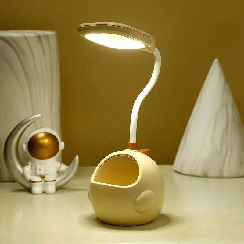 Eye Protection Desk Lamp Desk Student Dormitory Reading Night Light Led Bedroom Bedside Lamp USB Rechargeable Creative Desk Lamp