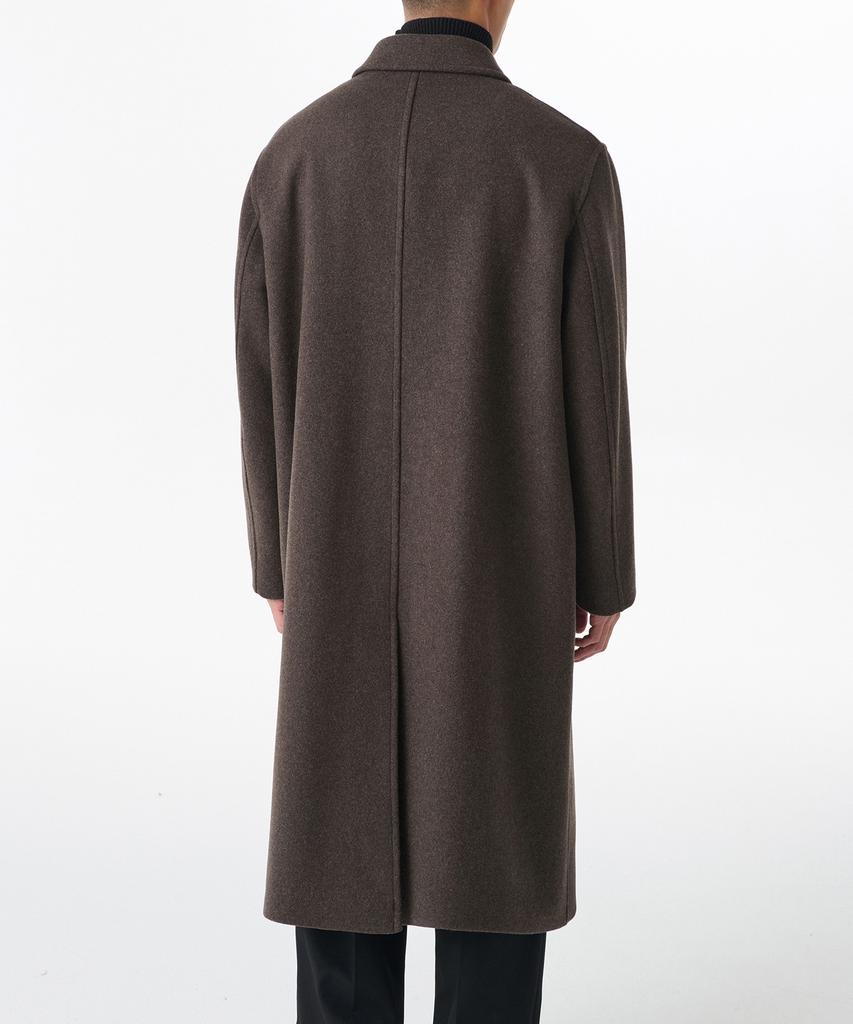 Musinsa Standard Daily Balmacaan Coat [Heather Brown]