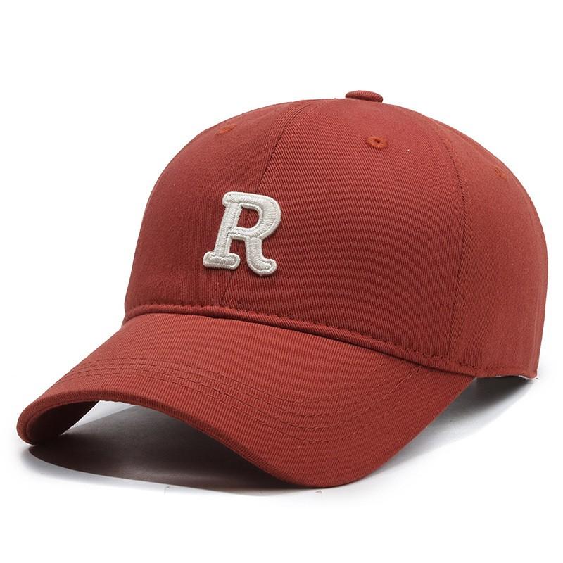 Unisex Cotton Baseball Cap With Embroidered Short Brim Hard Top Students Casual Wear Fall