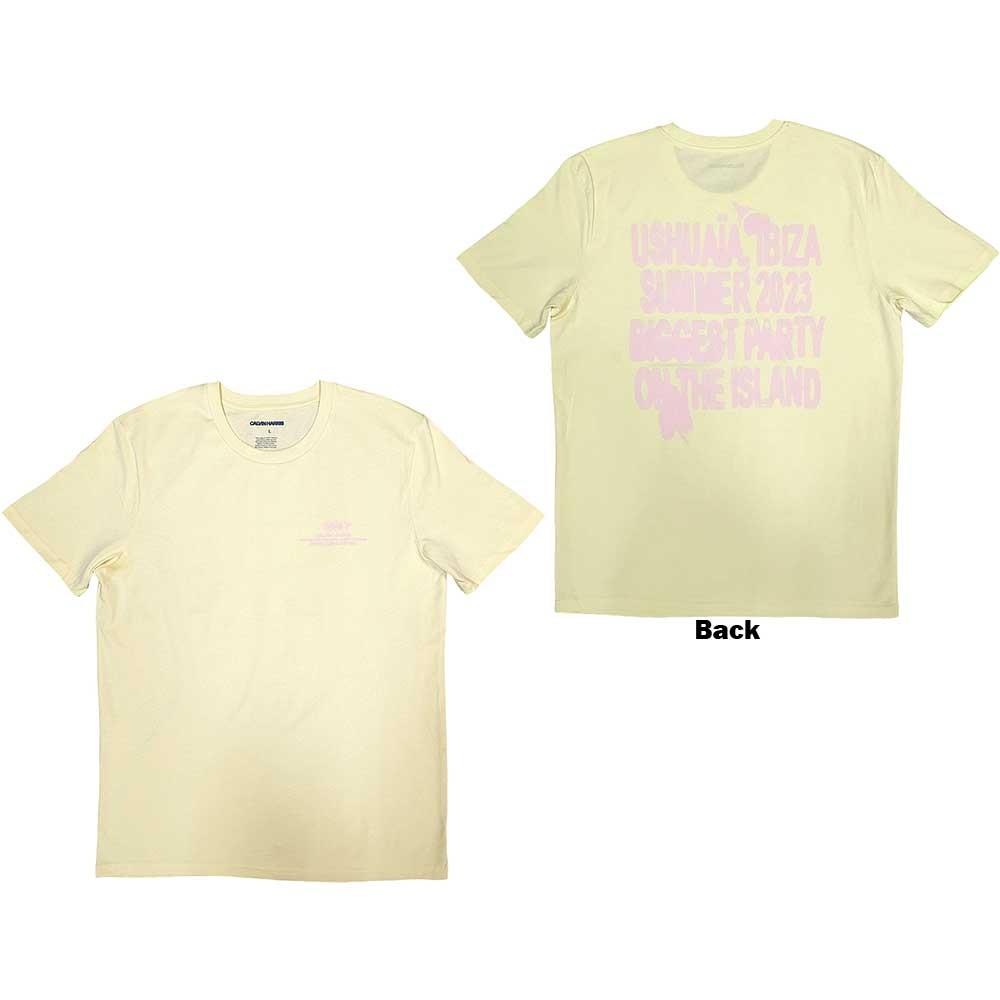 Calvin Harris T-Shirt: Summer 23 (Back Print & Ex-Tour) OFFICIAL NEW M
